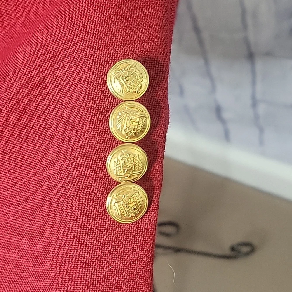 Hardwick Alabama Crimson Tide Blazer Red Gold Buttons NCAA Roll Tide‎ 42L